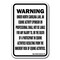 Signmission Safety Sign, 18 in Height, Aluminum, 12 in Length, Equine - North Carolina A-1218 Equine - North Carolina - alternate 1